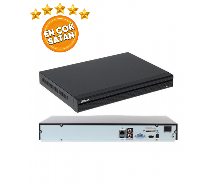 Dahua NVR4208-4KS2/L 8 Kanal 2 HDD H265+ 4K Akıllı NVR Network Kayıt Cihazı