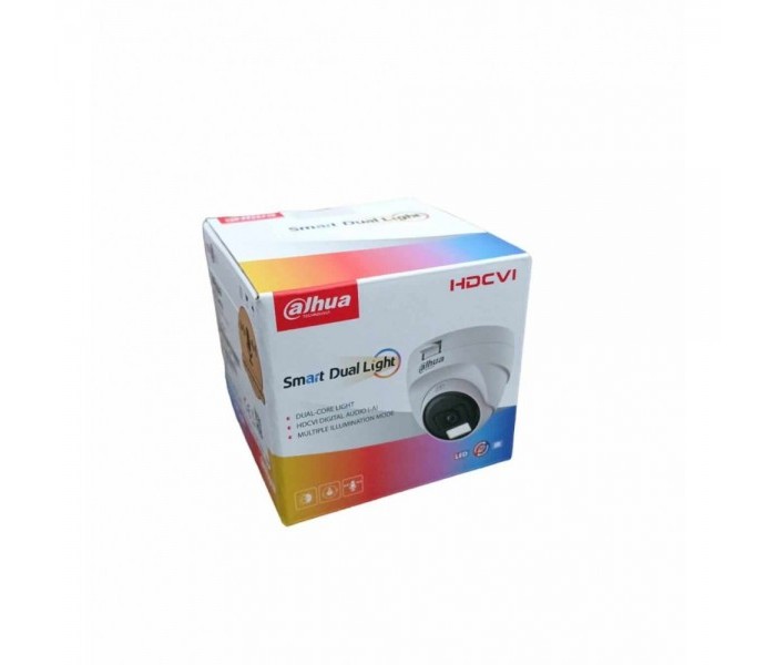 Dahua HAC-T1A51-U-IL Renkli 5MP Akıllı Çift Işıklı HDCVI AHD Dome Kamera