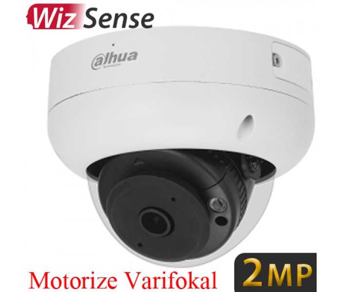 Dahua IPC-HDBW2241R-ZAS 2MP 1080P Sesli 2.7mm-13.5mm IP67 IK10 WIZ SENSE 120DB WDR IR Dome IP Kamera 60MT.