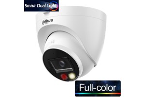 Dahua IPC-HDW1249T-S-IL 2MP 1080P 2.8MM Lensli H265+ Smart Dual Light Aydınlatmalı Sesli Renkli Color Dome IP Kamera