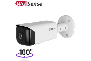 Dahua IPC-HFW3441T-AS-P-0210B Sesli 4MP H265+ 180 Derece Wiz Sense Akıllı Poeli IP Bullet Kamera
