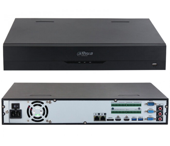 Dahua NVR5464-EI 64 Kanal- H265+ 4 X 20TB 80TB 4HDD Kapasiteli  4K NVR Kayıt Cihazı