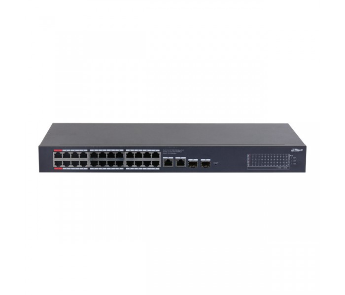 Dahua CS4228-24GT-240 24 Port 240 Watt Gigabit Poe Switch Yönetilebilir Poe Switch