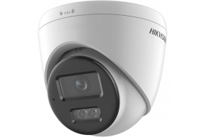 Hikvision DS-2CD1363G2-LIUF 6MP H265+ Sesli Renkli Smart Hybrid Light Poe IP Dome Kamera