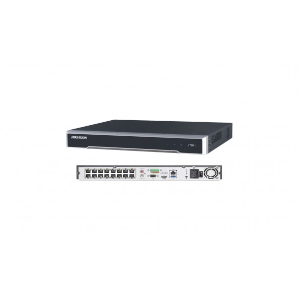 Hikvision DS-7616NI-K2/16P 4K H265+ 2X10TB HDD Kapasiteli 16 Poeli NVR Kayıt Cihazı