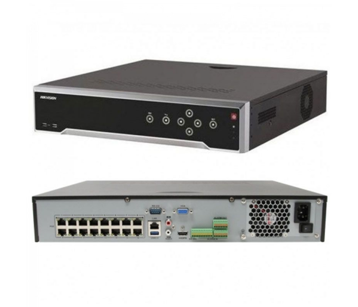Hikvision DS-7732NI-K4/16P 4K 32 Kanal H265+ 16 Poe Portlu 4HDD Kapasiteli Tak Çalıştır NVR Kayıt Cihazı