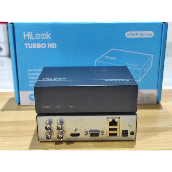 HILOOK DVR-E04G-E 2MP 4 Kanal 1Tb Dahili eSSD H265+ XVR Kayıt Cihazı