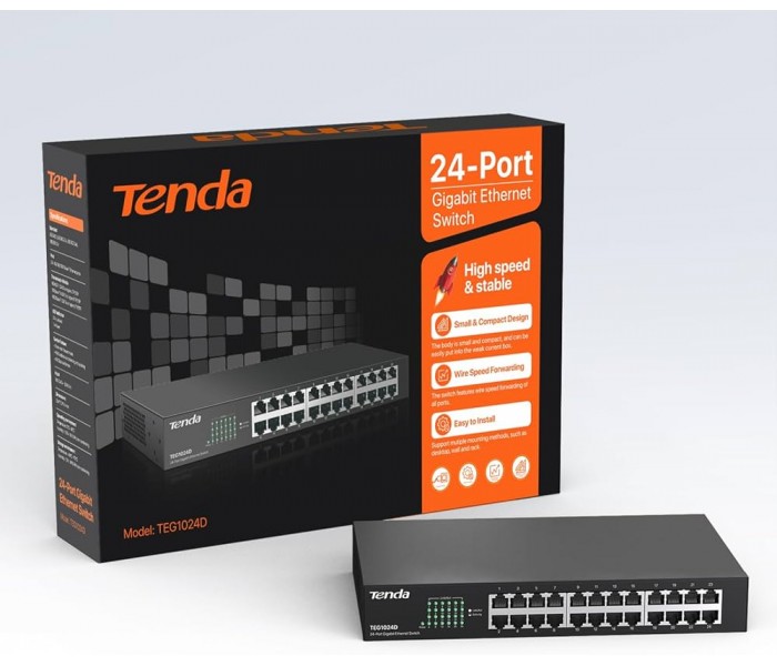 Tenda 24 Port Gigabit Ethernet Switch
