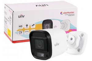 UNV UAC-B115-AF28-W Sesli 2.8MM Lens 5MP Full Color Gece Renkli Hibrit AHD IR Bullet Kamera
