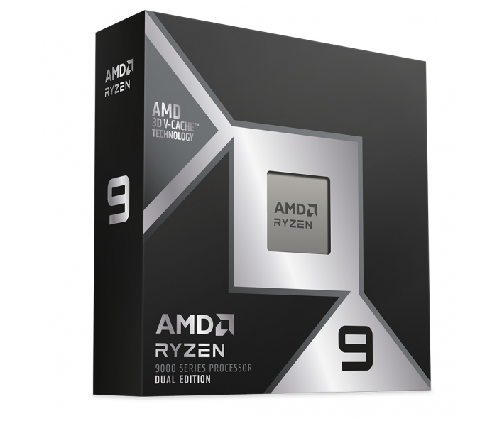 AMD RYZEN 9 9950X3D2 Dual Edition 16 Core, 4,30-5.60GHz, 208Mb Cache, 200W,  AM5 Soket, BOX (Kutulu) (Dahili Grafik VAR, Fan YOK)