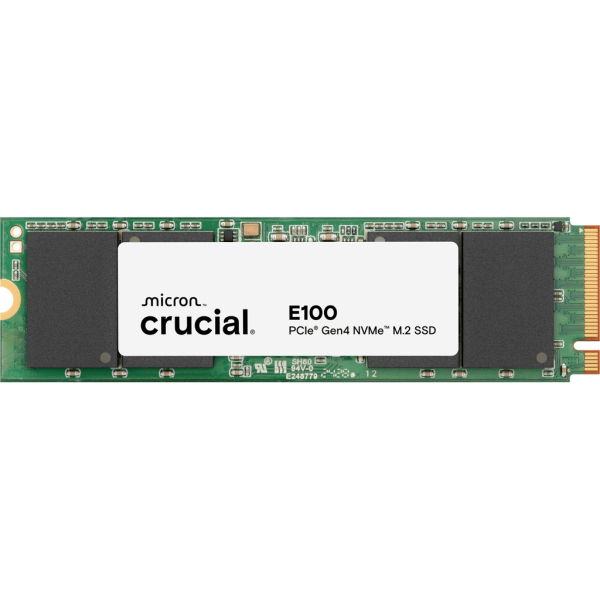 CRUCIAL CT480E100SSD8, E100, 480GB, 4700/2500, Gen4, NVME PCIe M.2 2280, SSD