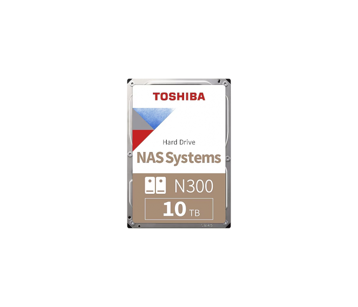 TOSHIBA N300, MN10ADA10TS, 3.5", 10TB, 512Mb 7200 Rpm, SATA3, 7/24 NAS, SERVER, HDD (Türkiye Distribütörü Garantili)