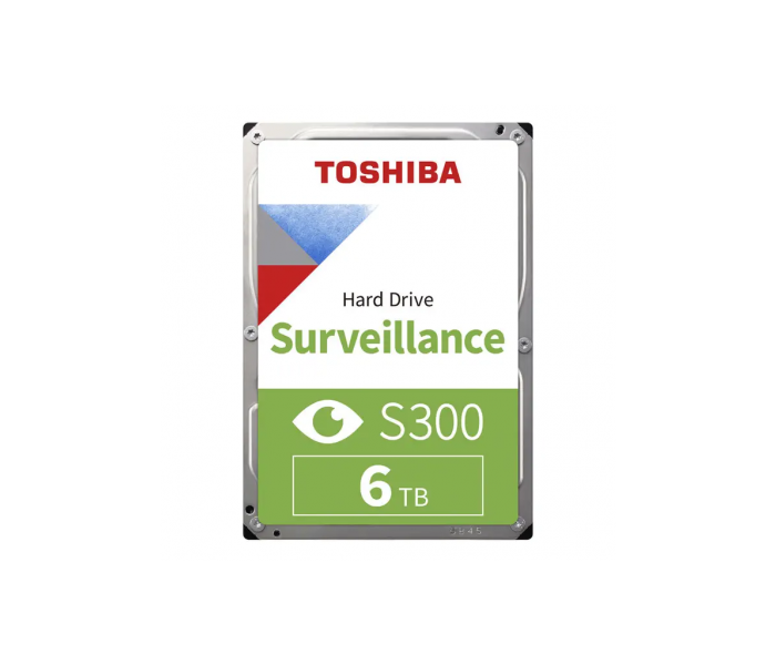 TOSHIBA S300, HDWT860UZSVA, 3.5", 6TB, 256Mb 5400 Rpm, 7/24 Güvenlik HDD (Türkiye Distribütörü Garantili)