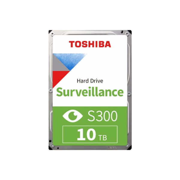 TOSHIBA S300 PRO, MD10ADA10TV, 3.5", 10TB, 512Mb 7200 Rpm, 7/24 Güvenlik HDD (Türkiye Distribütörü Garantili)