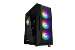 ZALMAN I3 NEO BLACK, MegaMax, 700W 80+, Mesh Panel, Tempered Glass, 4x120mm RGB Fan, ATX GAMING KASA