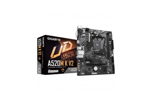 GIGABYTE A520M-K V2, 2xDDR4, 1x M.2, D-SUB, HDMI, AM4 Soket Anakart