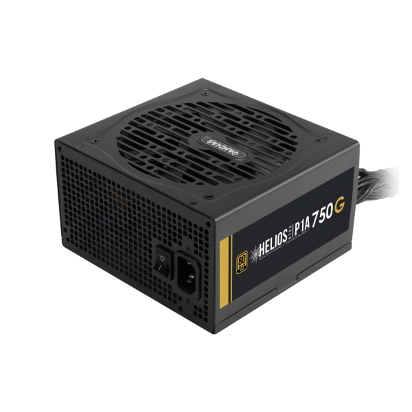 GAMDIAS HELIOS P1A-750G, 750W, 80+ Gold, Aktif PFC, GAMING, ATX, Power Supply (PSU)