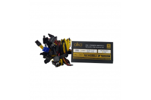 OLKO 2200, 2200W, 14cm Fan, 16xPCI-E 6+2Pin, 1x20+4Pin, 8xSata, ATX, Power Supply (PSU)