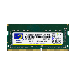 TwinMOS MDD48GB3200N, 8GB, DDR4, 3200MHz, 1.2V Notebook Ram