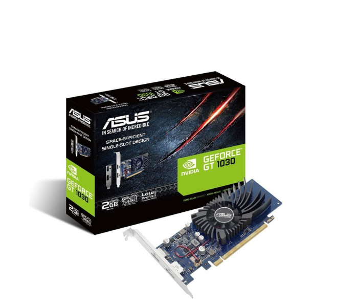 ASUS GT1030-2G-BRK, 2Gb, GDDR5, 64Bit, 1xHDMI, 1xDP, GAMING Ekran Kartı