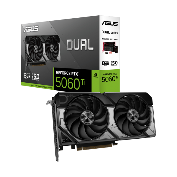 ASUS DUAL-RTX5060TI-8G, 8Gb, 128Bit, GDDR7, 1xHDMI, 3xDP GAMING Ekran Kartı