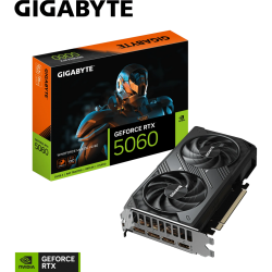 GIGABYTE GV-N5060WF2MAX OCV2-8GD, RTX5060, WINDFORCE MAX OCV2, 8Gb, GDDR7, 128BIT, 2 Fanlı, 1xHDMI, 3xDP, GAMING Ekran KARTI