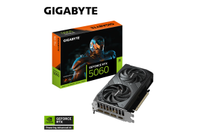 GIGABYTE GV-N5060WF2MAX OC-8GD, RTX5060, WINDFORCE MAX OC, 8Gb, GDDR7, 128BIT, 2 Fanlı, 1xHDMI, 3xDP, GAMING Ekran KARTI