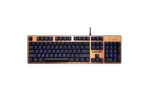 GAMDIAS AURA GK1, USB Kablolu, İngilizce,  Rainbow Backlight, Red Mekanik Switch, Bronz Edition, Gaming Klavye