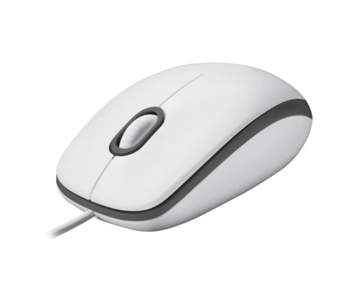 LOGITECH 910-006764, M100 Beyaz, USB Kablolu, 1000dpi, Optik, 3 Tuşlu, Mouse