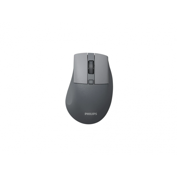 PHILIPS SPK7528G, SESSİZ, Gri, USB Nano  2,4Gh ve Bluetooth Kablosuz, 1600dpi, Optic, 3 Tuşlu Ergonamik Mouse
