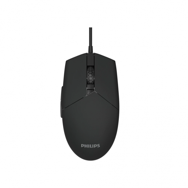 PHILIPS SPK9304B, Siyah, RGB Led Aydınlatma, USB Kablolu, 6400dpi, GAMING Optik Mouse