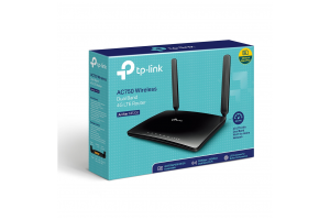 TP-LINK ARCHER MR200, AC750, 4Port, 750Mbps, Dual Band WiFi, Masaüstü, LTE Micro Sim Kart Takılabilir 3G-4G Destekli Router
