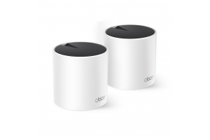 TP-LINK DECO-X55, AX3000, İkili Mesh, 3000Mbps Dual Band, WiFi6, 3Port Gigabit Lan, 420m2 Çekim Alanı, Router, Geniş Alan İnternet Ağı Sağlayıcısı