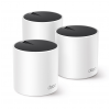 TP-LINK DECO-X55, AX3000, Üçlü Mesh, 3000Mbps, Dual Band, WiFi6, 3Port Gigabit Lan, 600m2 Çekim Alanı, Router, Geniş Alan İnternet Ağı Sağlayıcısı