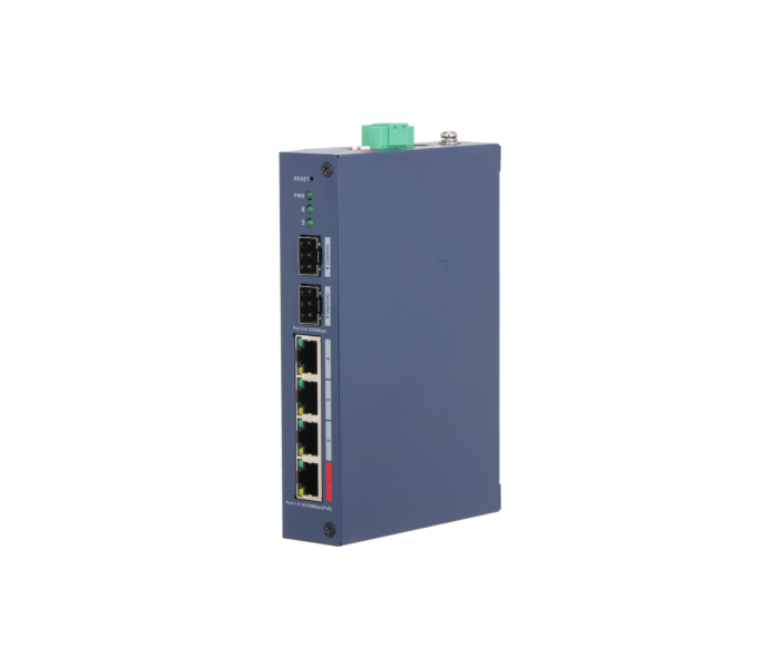 DAHUA CHS4206-4ET-90, 4 Port, Megabit, PoE 90W, 2 Port SFP, Cloud Yönetilebilir, Switch