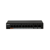 DAHUA PFS3010-8ET-96, 8 Port, MegaBit, PoE 96W, 2 Port GigaBit Uplink, Yönetilemez, Masaüstü Switch
