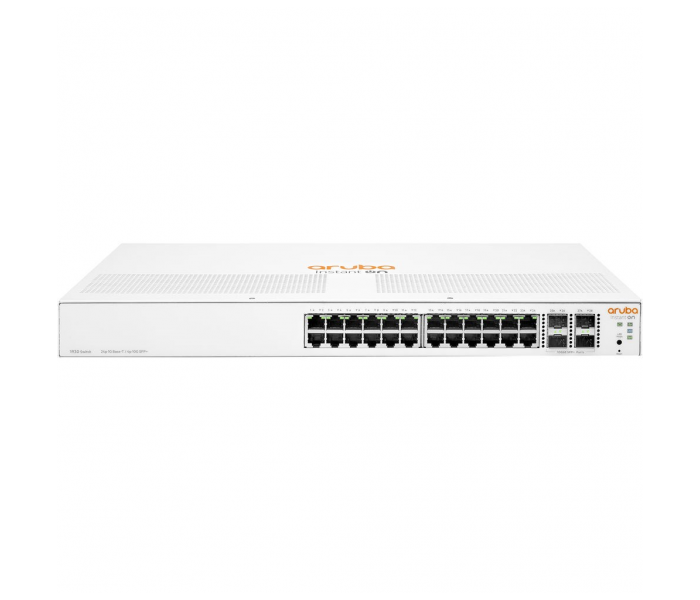 HP Aruba Instant On, JL682A, 1930-24G, 24Port, GigaBit, 4 Port Gigabit SFP, Yönetilebilir, Rack Mount Switch