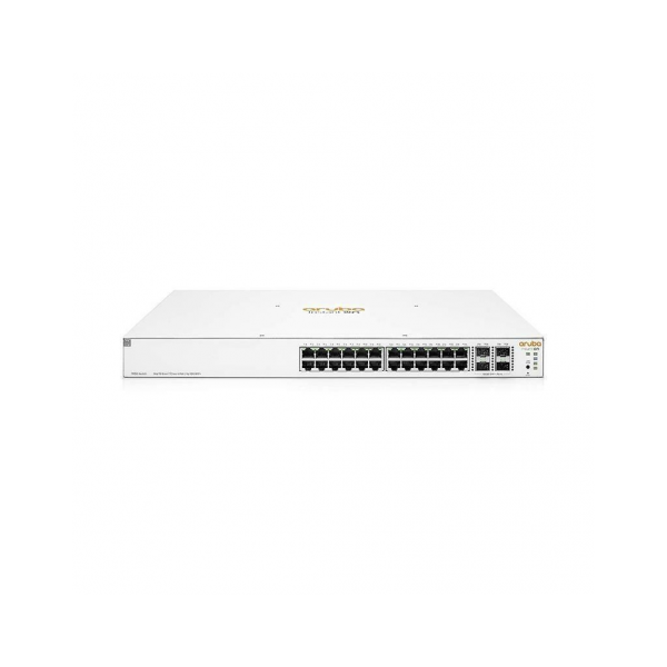 HP Aruba Instant On, JL684B, 1930-24G, 24Port, GigaBit, PoE 370W, 4 Port Gigabit SFP, Yönetilebilir, Rack Mount Switch