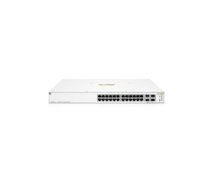 HP Aruba Instant On, JL684B, 1930-24G, 24Port, GigaBit, PoE 370W, 4 Port Gigabit SFP, Yönetilebilir, Rack Mount Switch