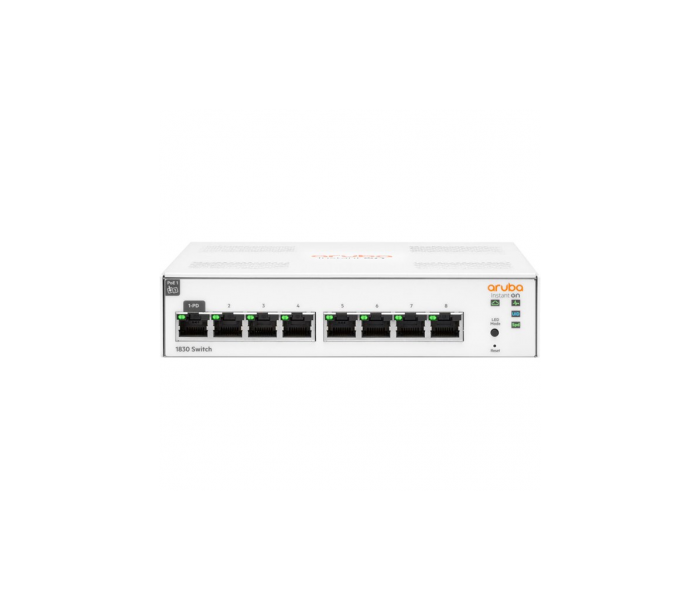 HP Aruba Instant On, JL810A 1830-8G, 8Port, GigaBit, Yönetliebilir, Rack Mount Switch