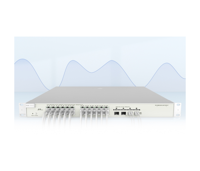 RUIJIE REYEE RG-NBS3100-24GT4SFP-V2, 24 Port, GigaBit, 4Port SFP, L2 Yönetilebilir,  Metal Kasa, Rack Mount, Switch