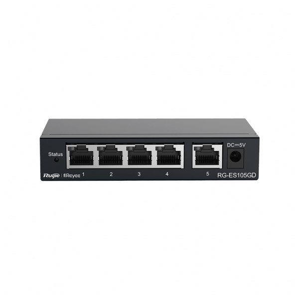 RUIJIE REYEE RG-ES105GD 5 Port GigaBit Switch  Metal Kasa