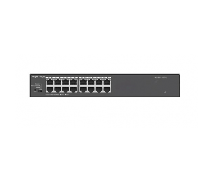 RUIJIE REYEE RG-ES116G-L 16Port GigaBit Switch  Metal Kasa