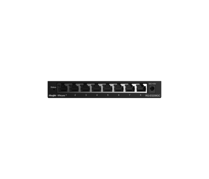 RUIJIE REYEE RG-ES208GC  8 Port GigaBit , Colud Yönetilebilir Switch  Metal Kasa