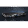 RUIJIE REYEE RG-ES228GS-P  28Port ,24 Port  PoE  370W, 2Port Gİgabit Uplink, 2 Port SFP, Colud Yönetilebilir Switch  Metal Kasa