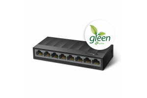 TP-LINK LS1008G, Green Tech, 8 Port GigaBit, Yönetilemez, Masaüstü Switch