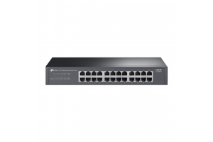 TP-LINK LS1024G, Green Tech, 24 Port GigaBit, Yönetilemez, Metal Kasa, Masaüstü Switch