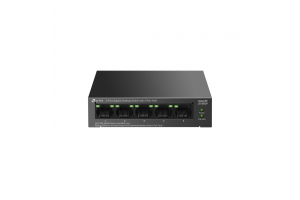 TP-LINK LS105GP, Green Tech, 5 Port, GigaBit, 4 Port PoE 65W, Metal Kasa, Yönetilemez, Masaüstü Switch