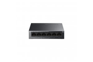 TP-LINK LS106P, Green Tech, 6 Port, MeggaBit, 4 Port PoE+ 65W, Metal Kasa, Yönetilemez, Masaüstü Switch