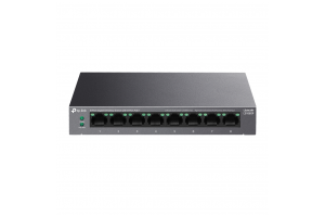 TP-LINK LS108GP, Green Tech, 8 Port GigaBit, PoE 62W, Yönetilemez, Metal Kasalı Switch